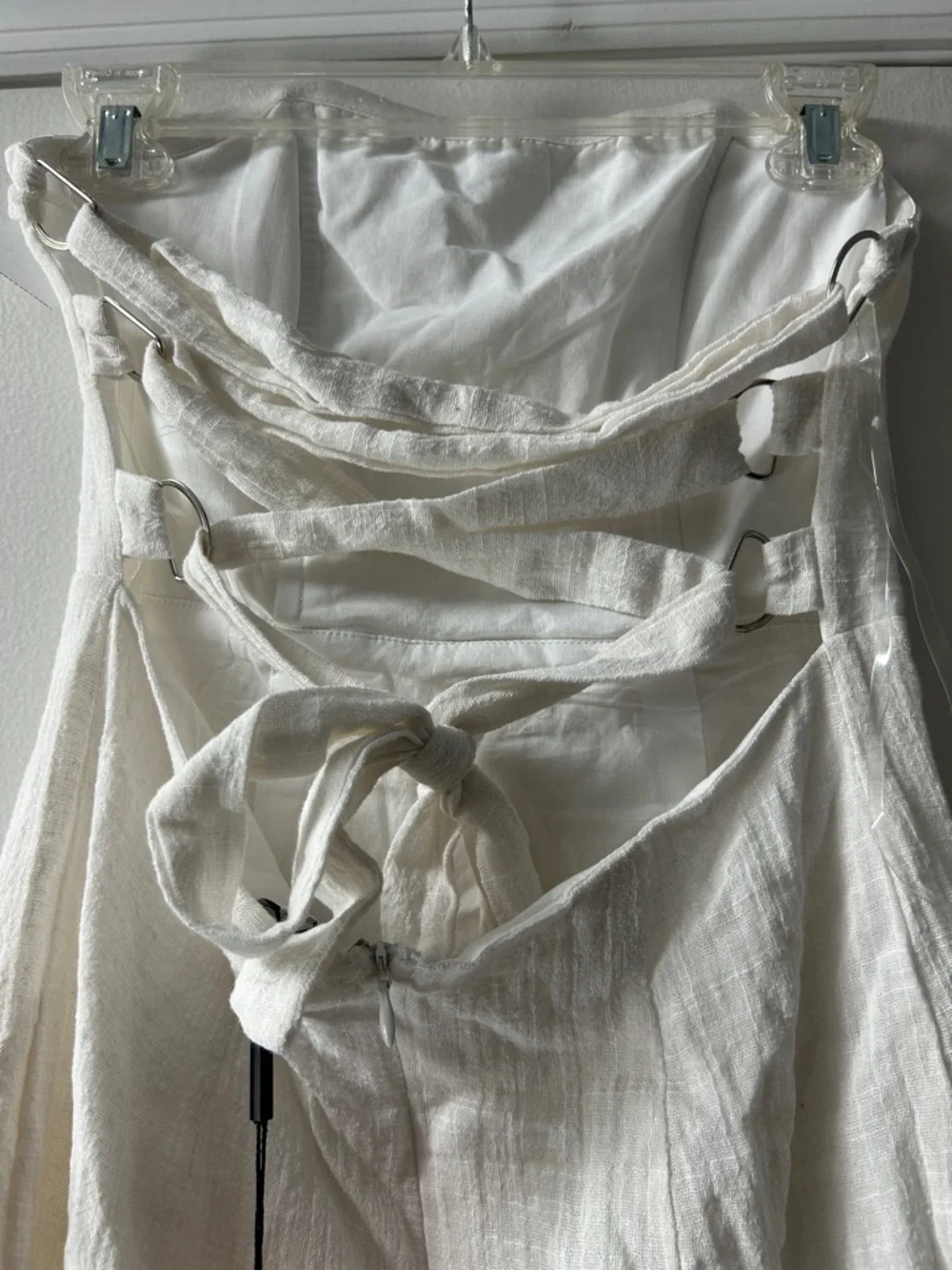 Hello Molly White Ruffle Mini Dress - Picture 9 of 10